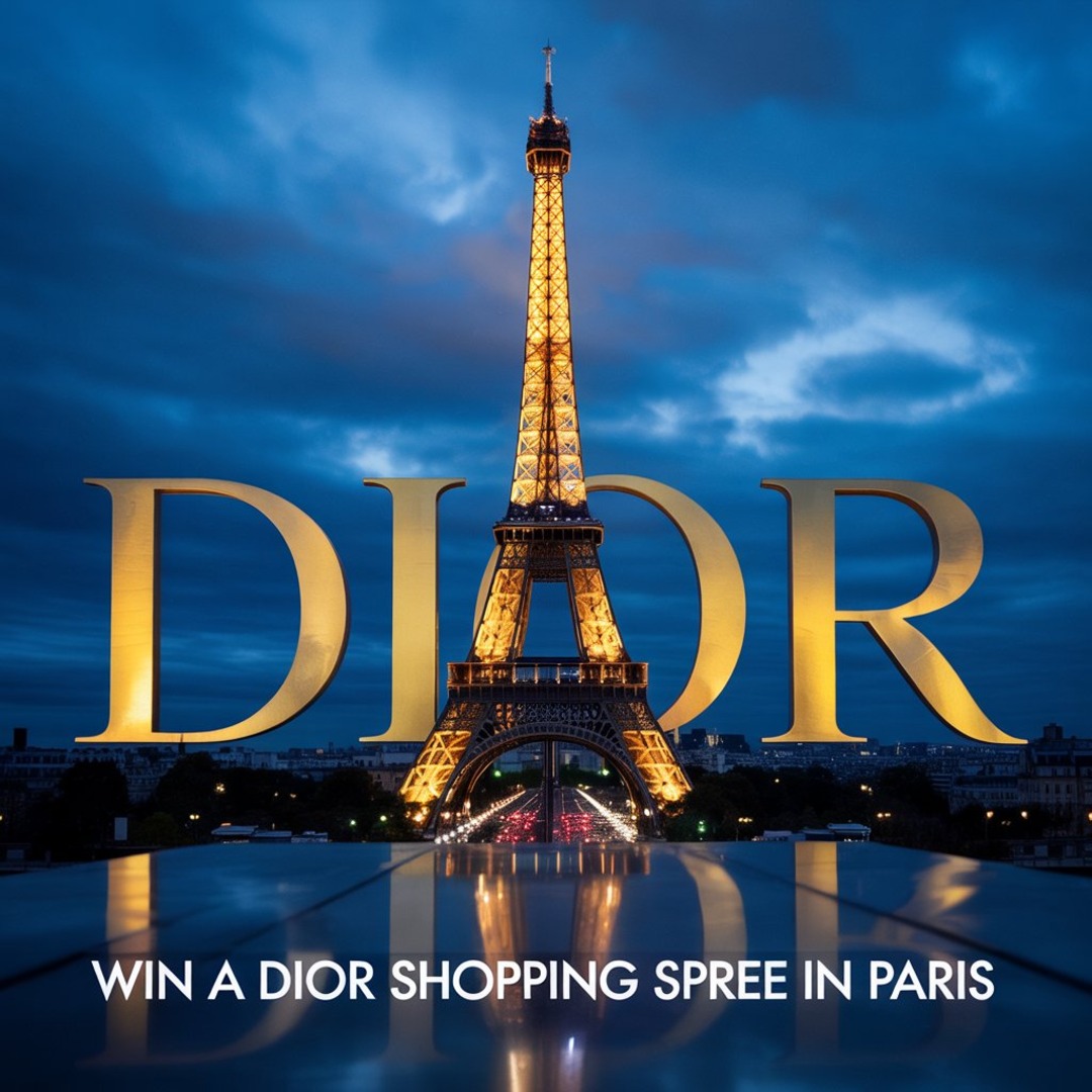 Paris Holiday For 2, Dior Shopping Spree & 1 Million Instant Win Prizes